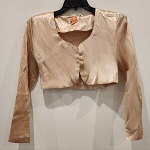 Vintage CDC Crop Gold Top